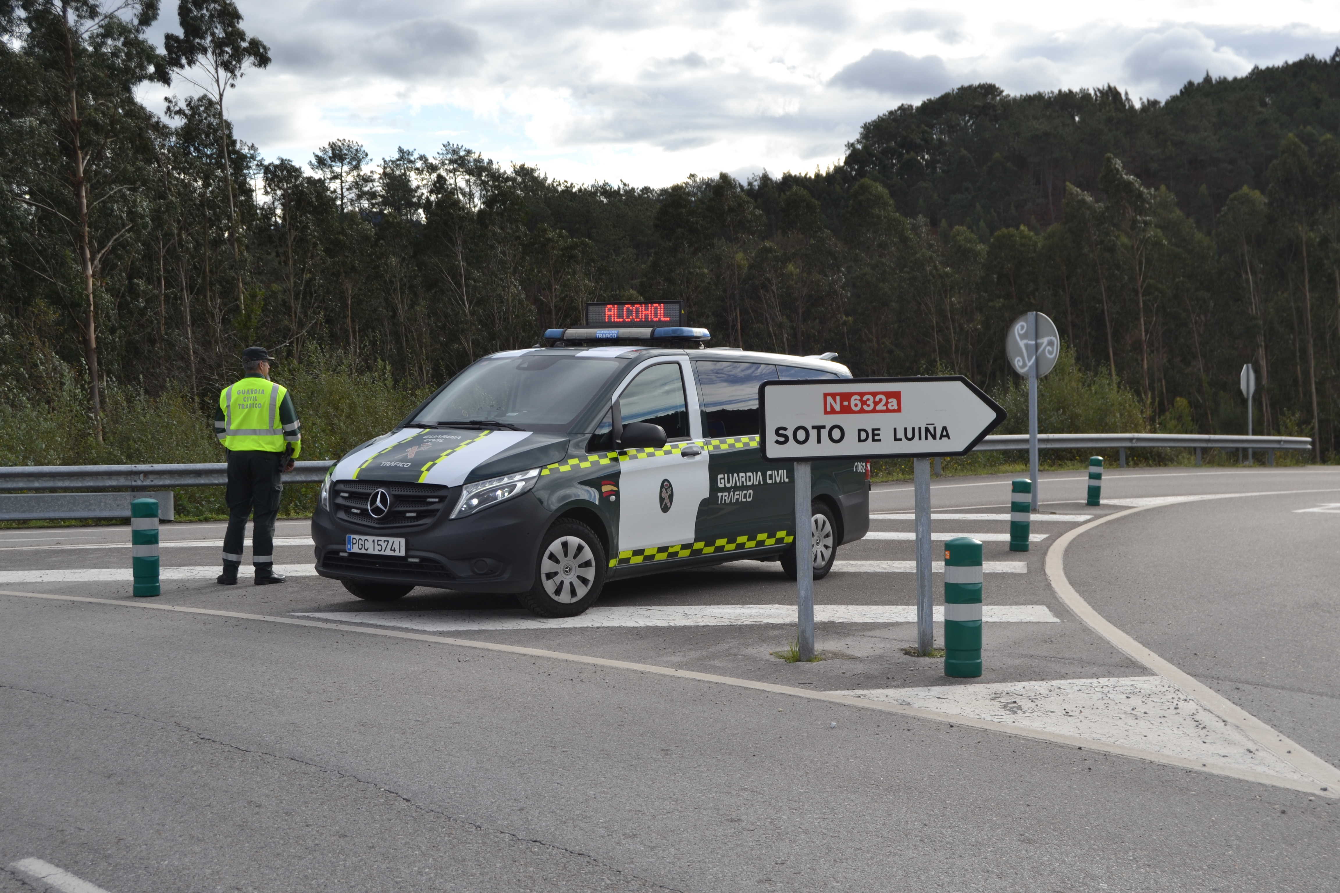 Alcoholemia trafico Soto de Luiña