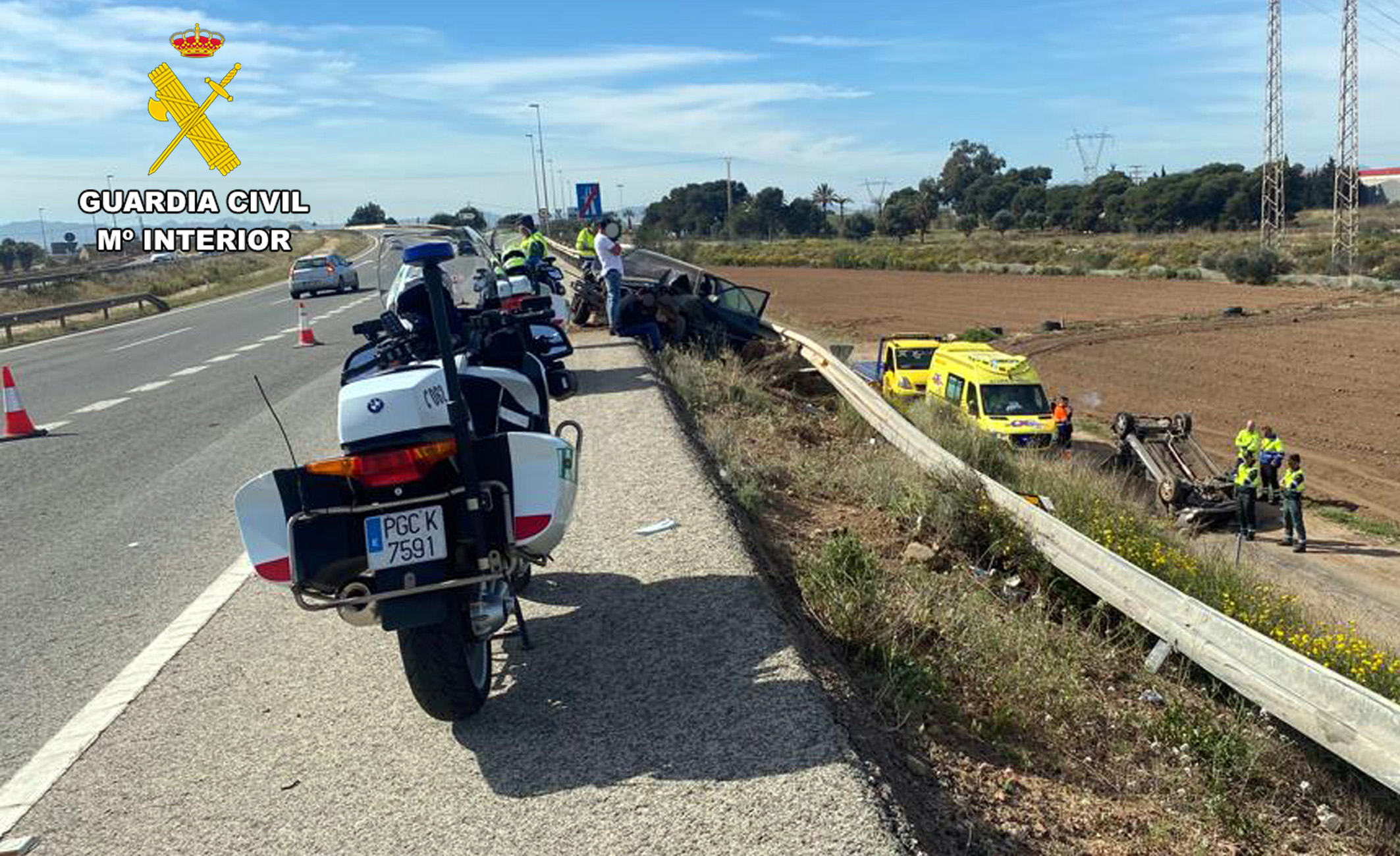 20230403 TRAFICO HOMICIDIO IMP Y SEG VIAL AP7 ALCAZARES 01