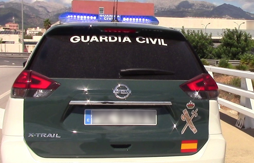 20230524 vehiculo guardia civil dtos falsedad documental
