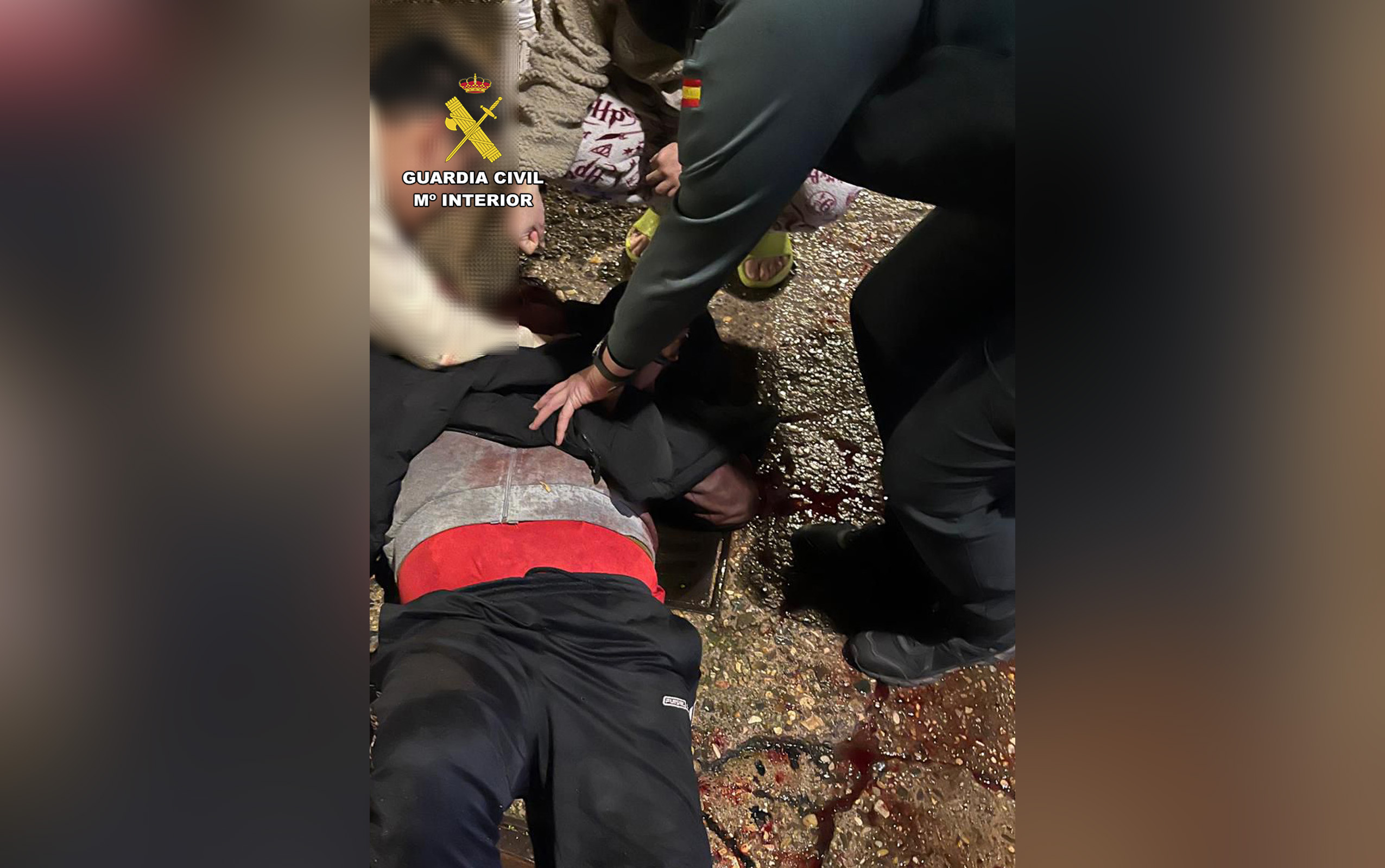 Auxilio Herido agresion Arnedo 1