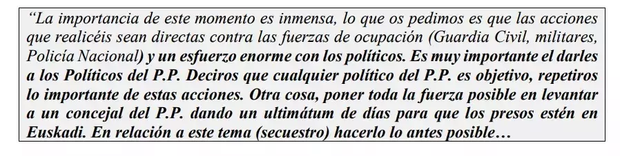 Carta Kantauri julio 1997
