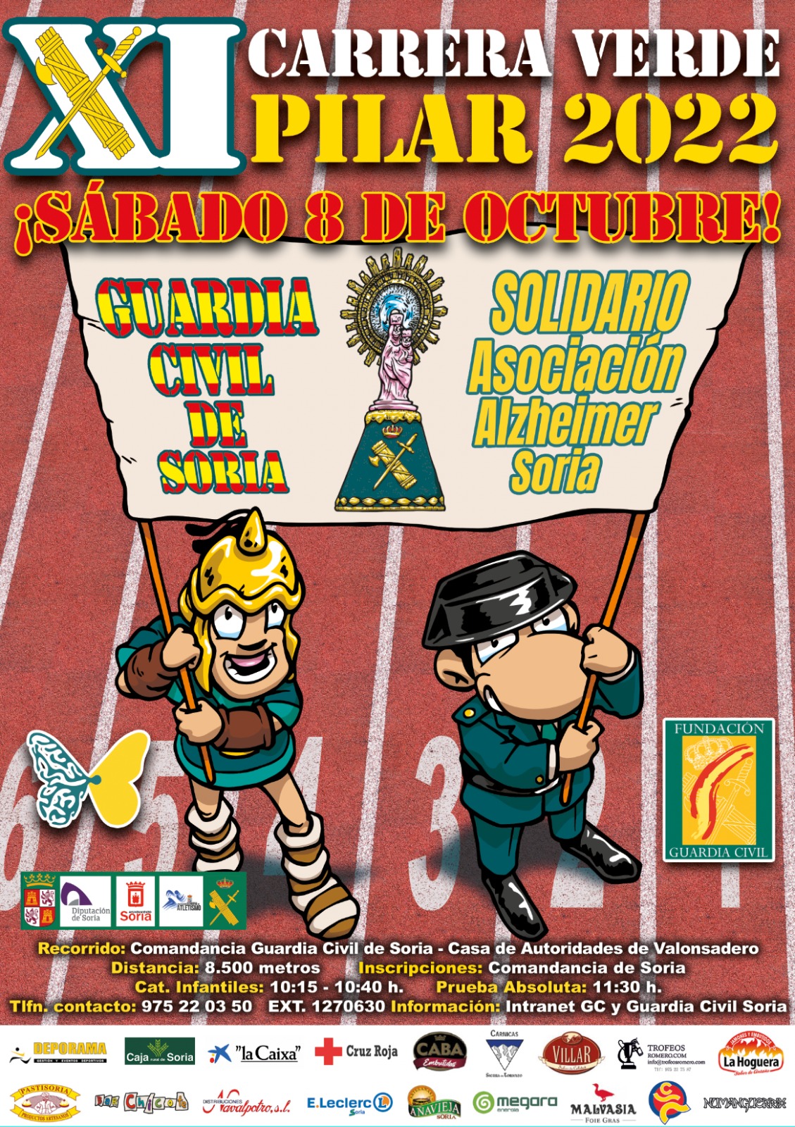 Cartel Carrera Verde Pilar 2022