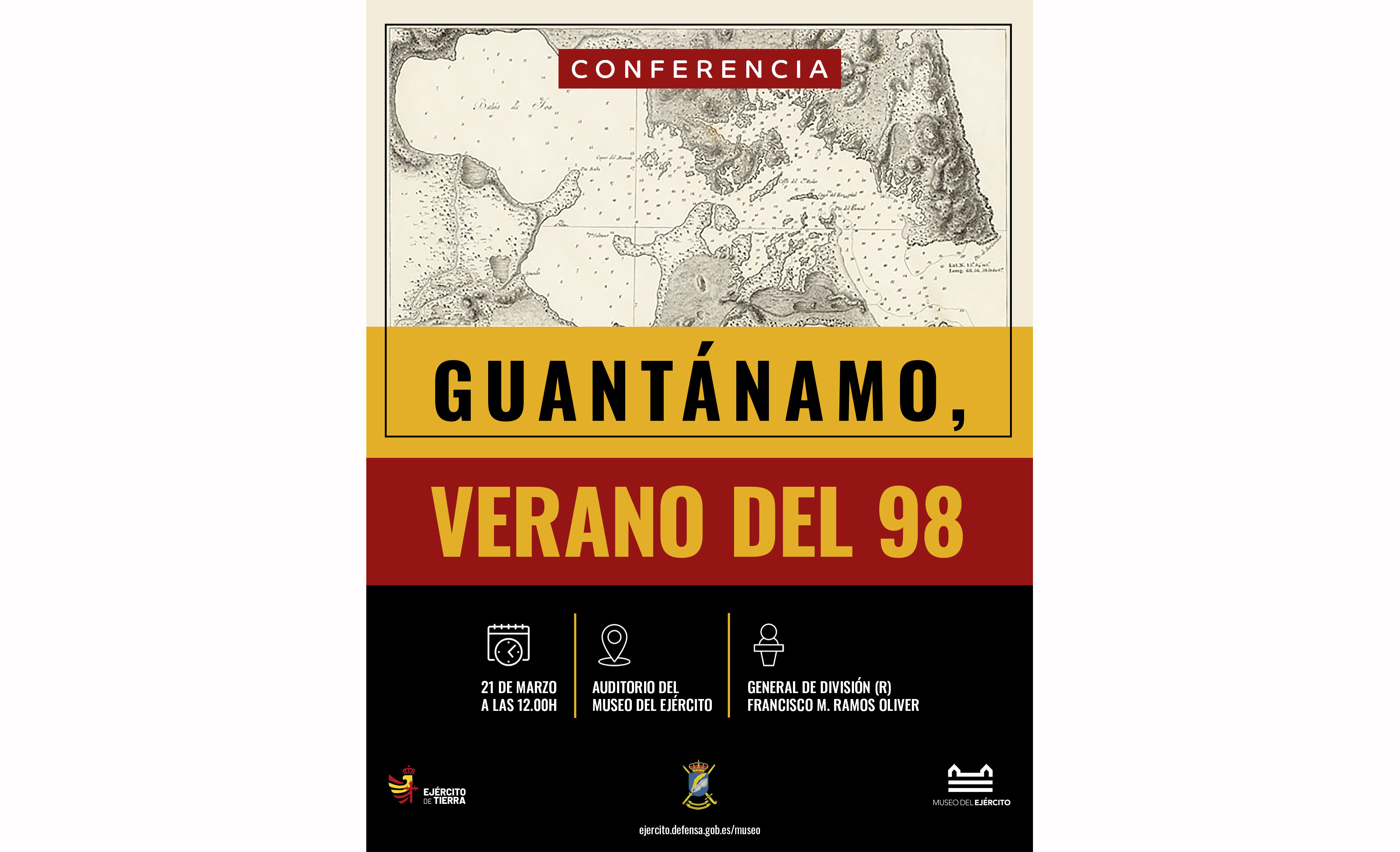 Cartel Conferencia Guantanamo
