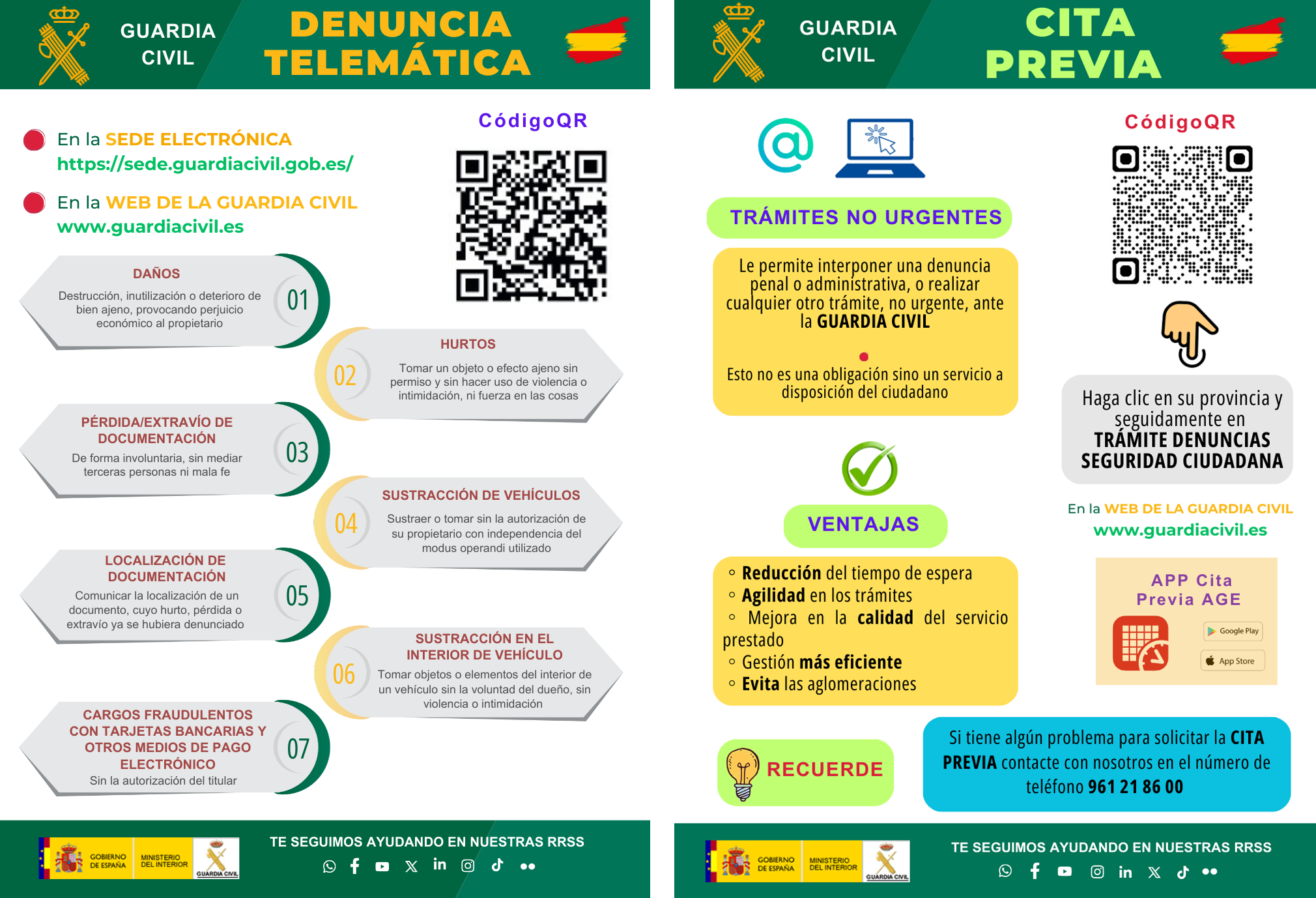 DENUNCIA TELEMATICA GUARDIA CIVIL