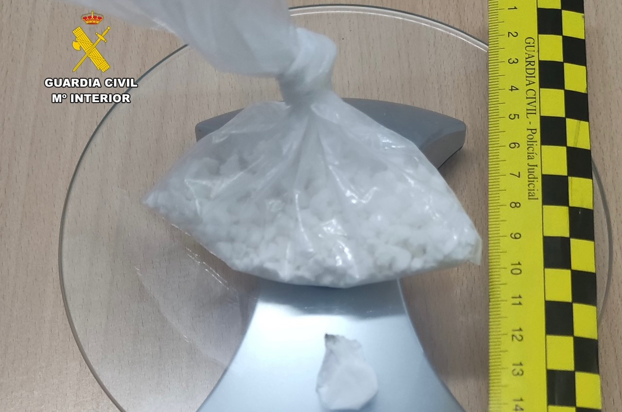 Droga aprehendida por Guardia Civil