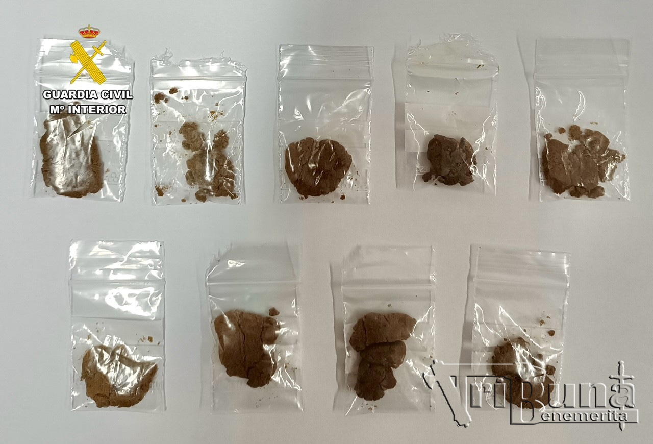 Droga incautada por Guardia Civil