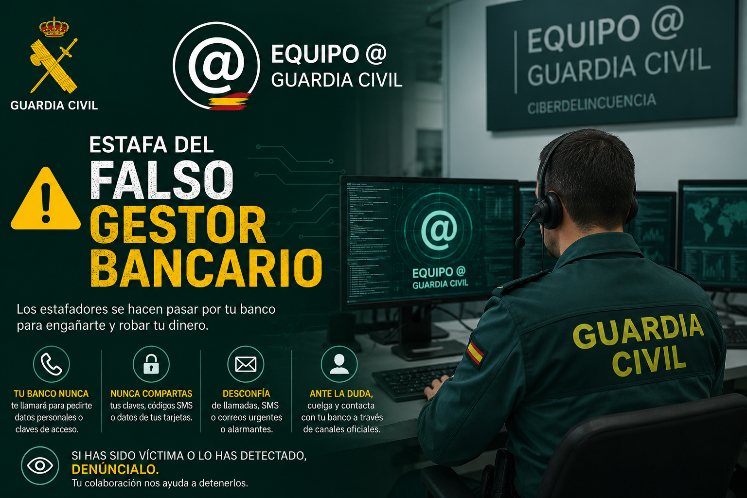EQUIPO FALSO GESTOR BANCARIO