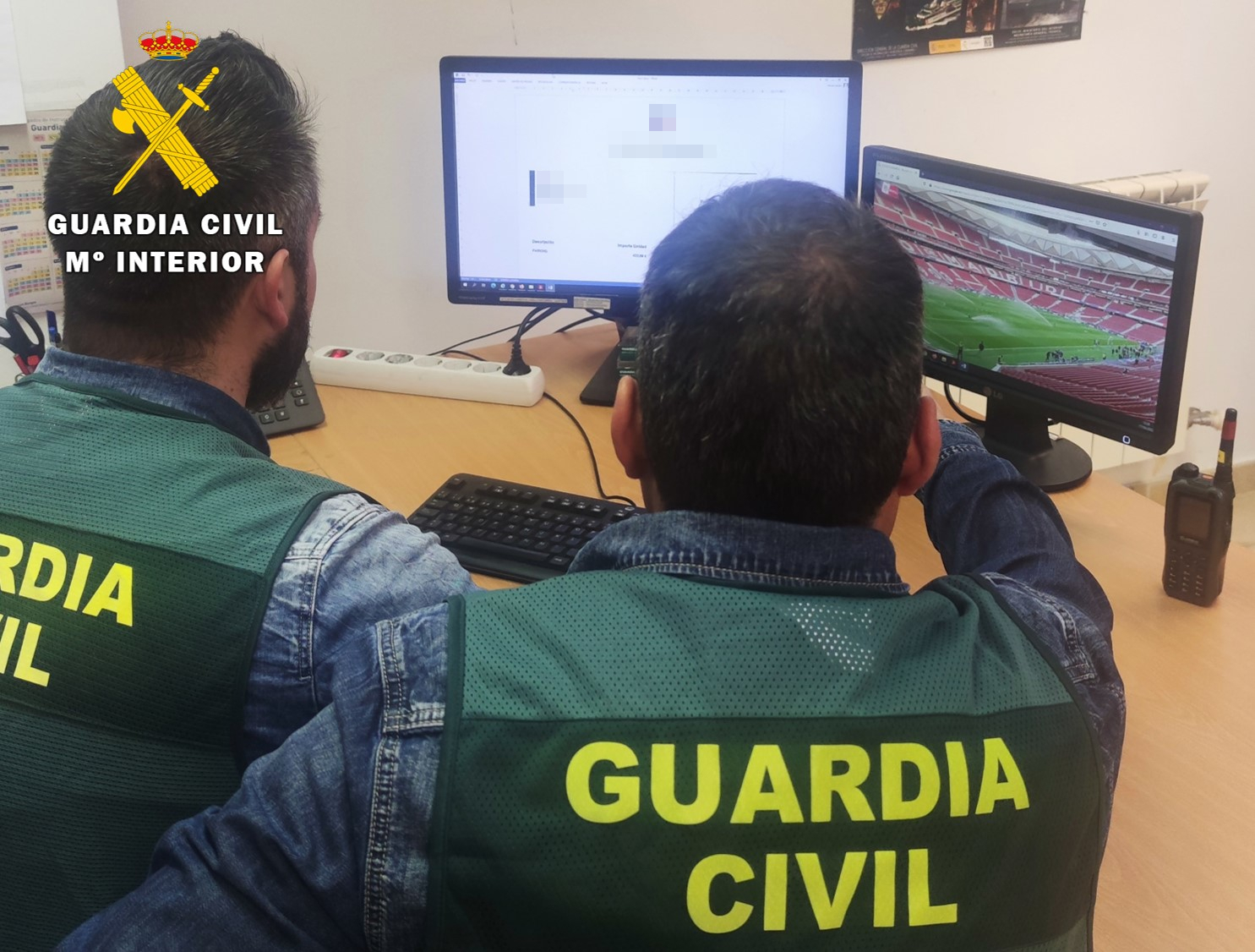 ESTAFA club de fútbol ordenador delito telematico