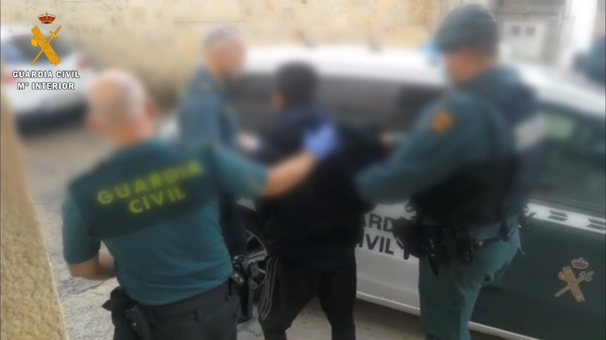 Fotografía detencion caceres