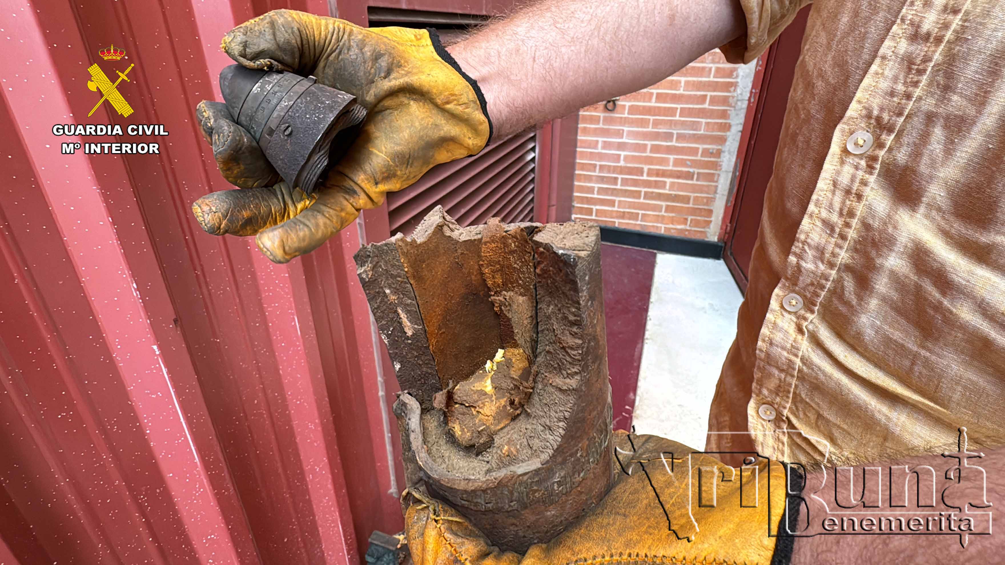 GEDEX destruccion proyectil de artillería 3