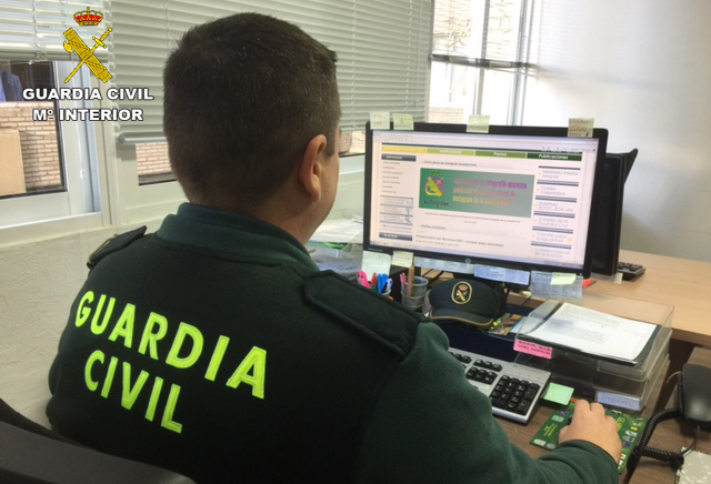 Guardia Civil huelva oficina ordenador