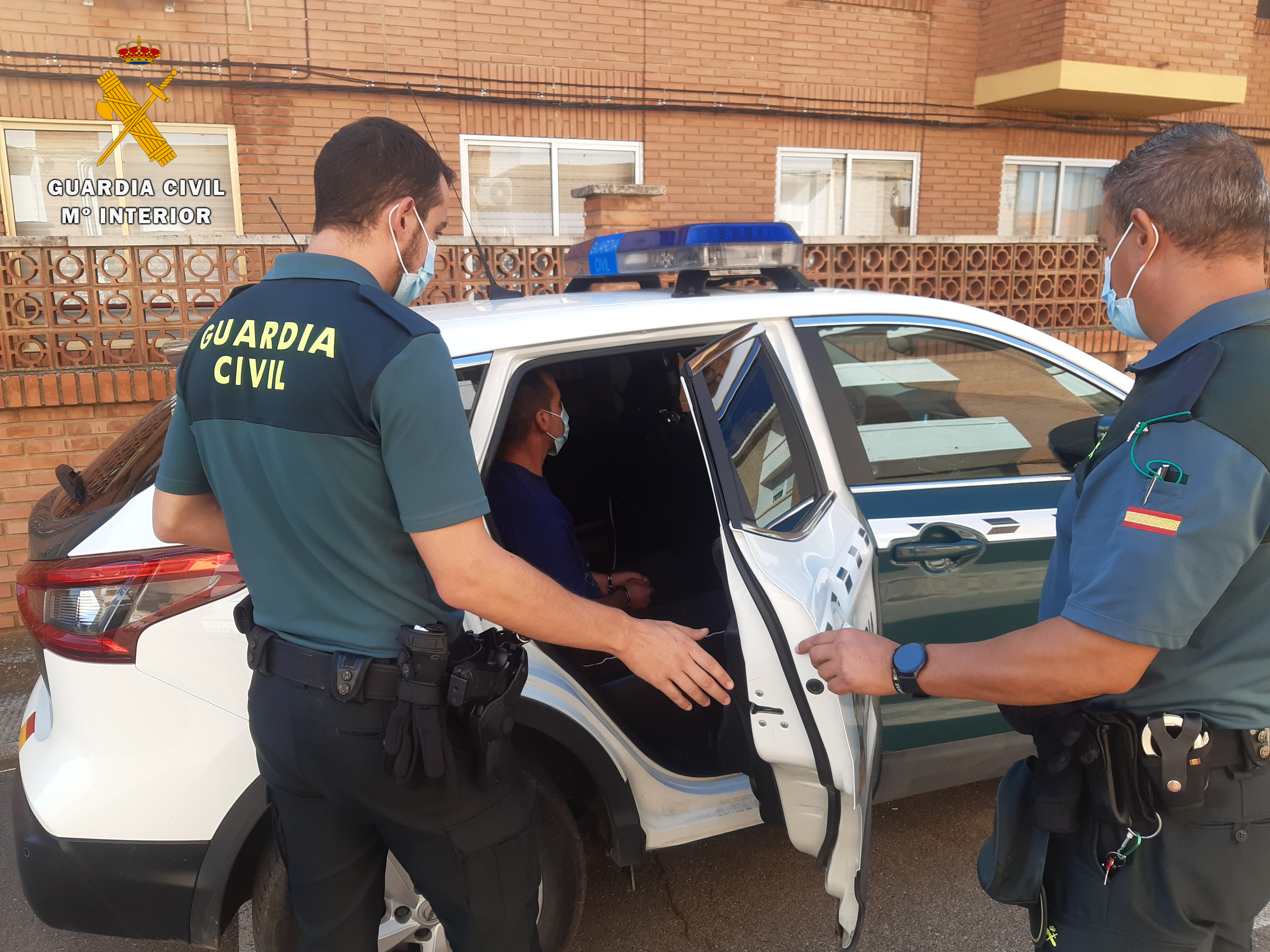 Guardia civil detenido robo restaurante Cariñena gc