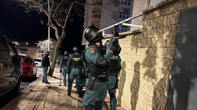 Guardias civiles registros Algeciras miercoles