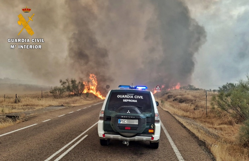 INCENDIO Imagen de archivo