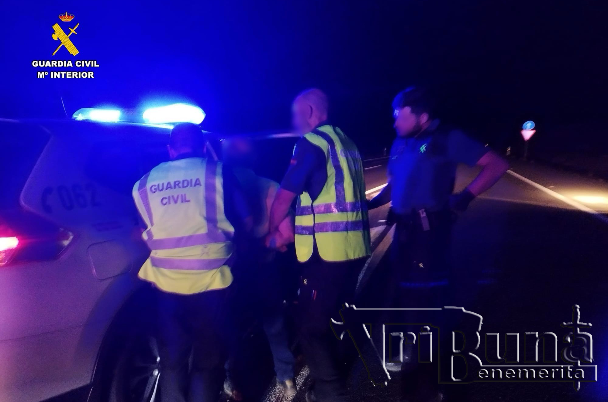 Imagen detencion conductor
