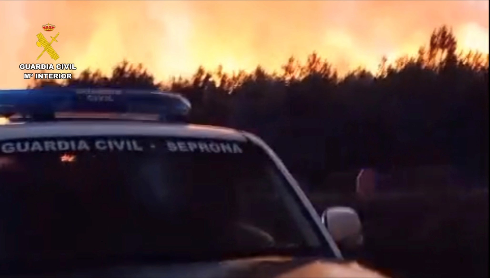 Imagen incendio caceres
