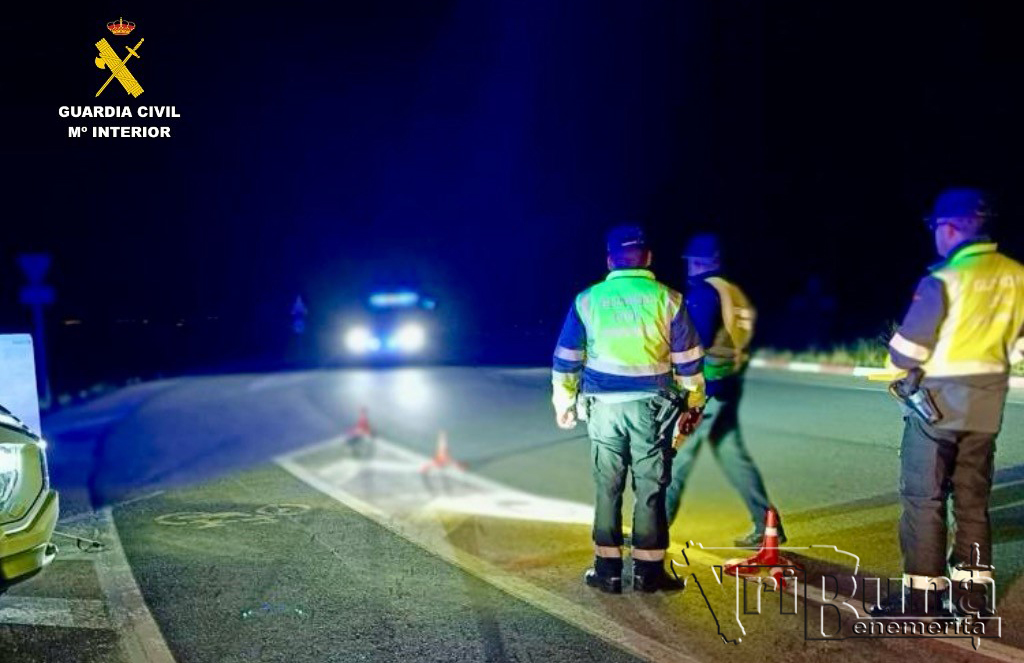 Imagen control trafico noche marca agua