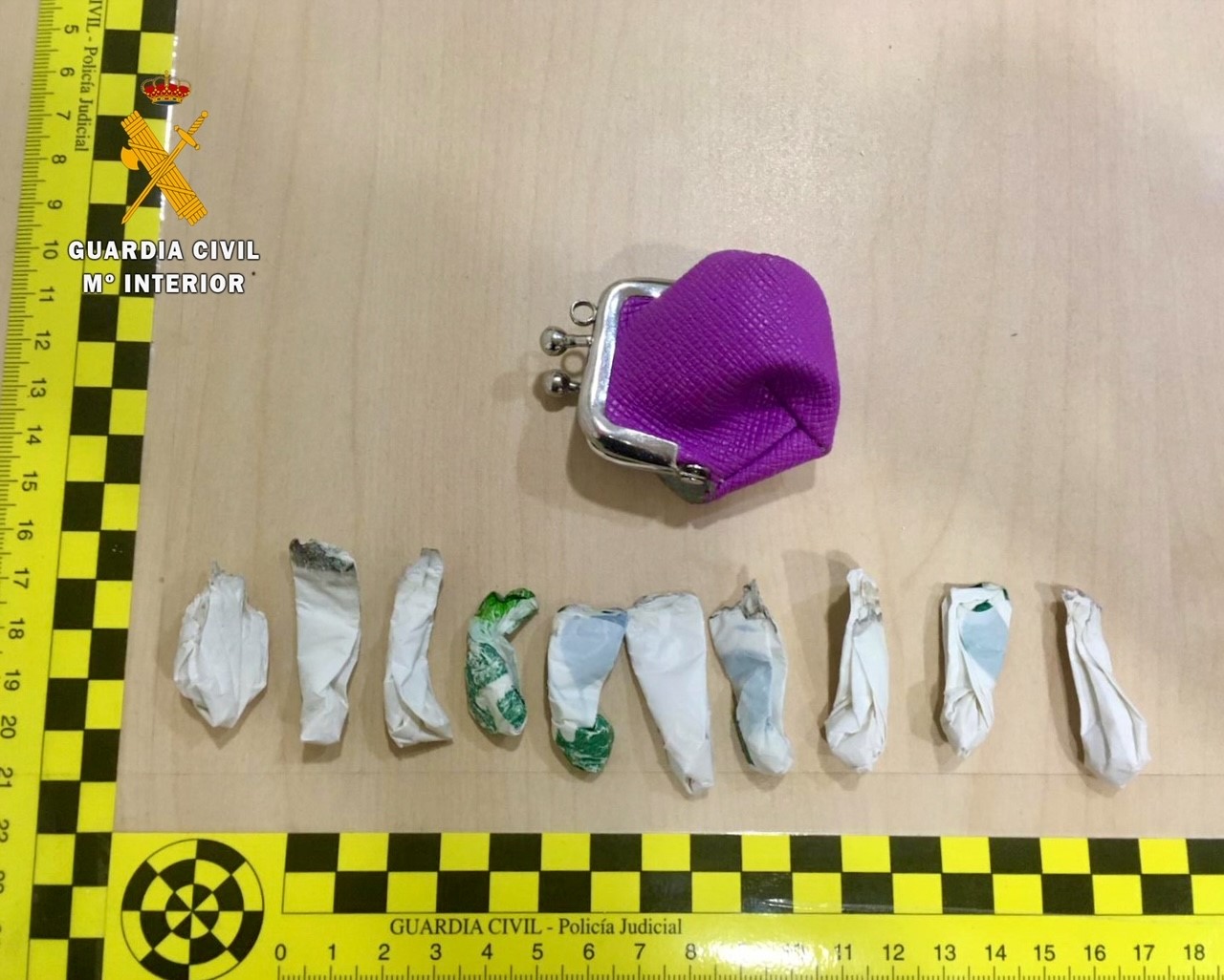 Imagen de la droga incautada