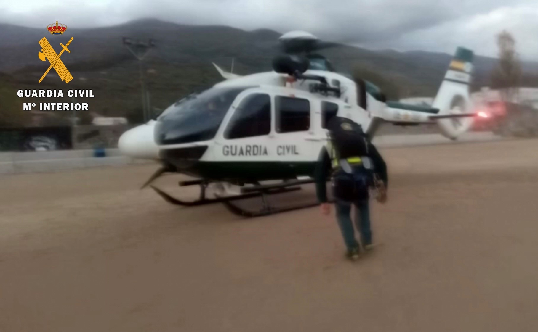 Imagen del GREIM de la Guardia Civil