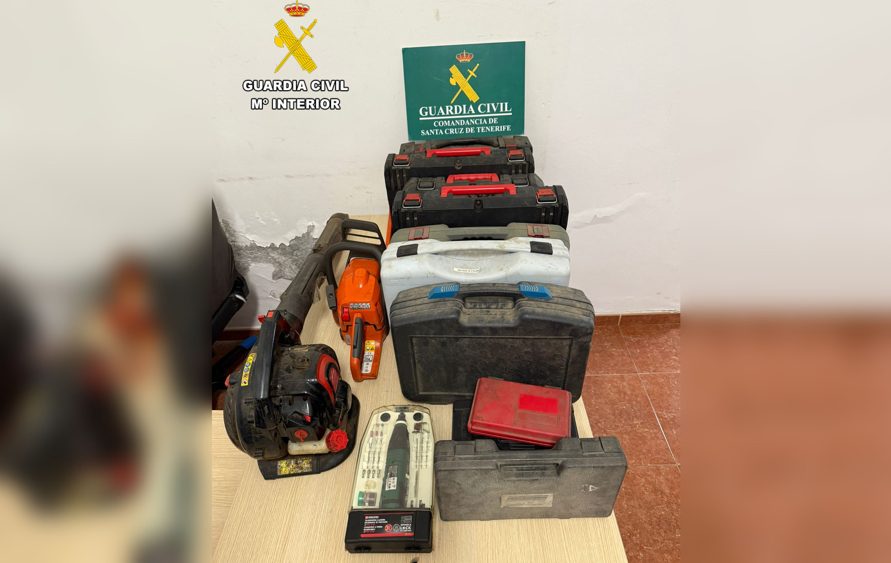 Imagen herramientas recuperadas