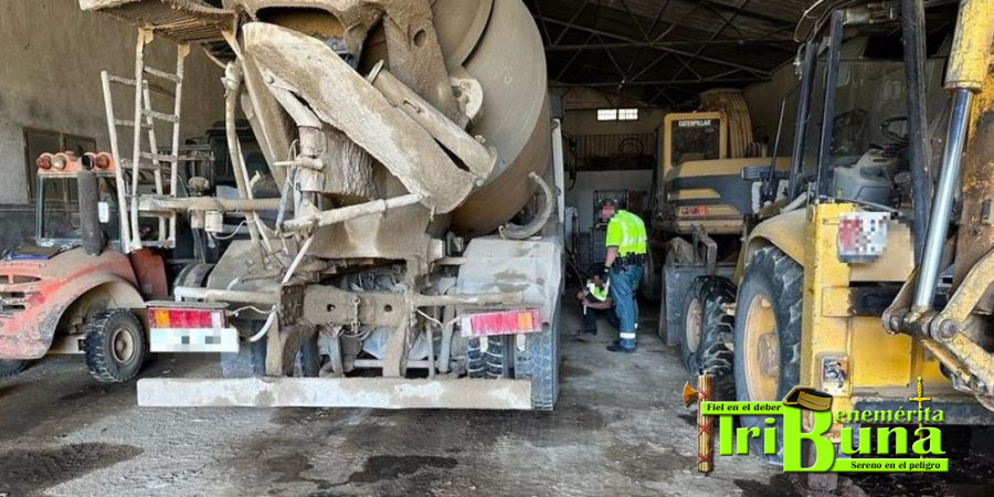La guardia civil levanta actas a una empresa de obras de Penaflor por utilizar gasoleo