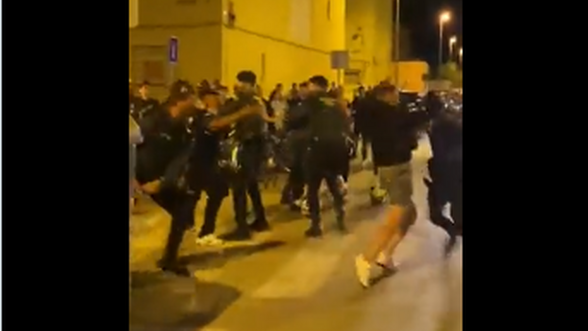 Momento incidente Chipiona