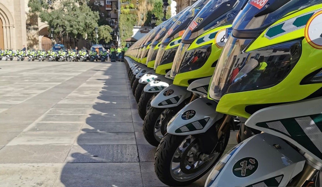 Motocicletas de la Agrupación de Tráfico de la Guardia Civil