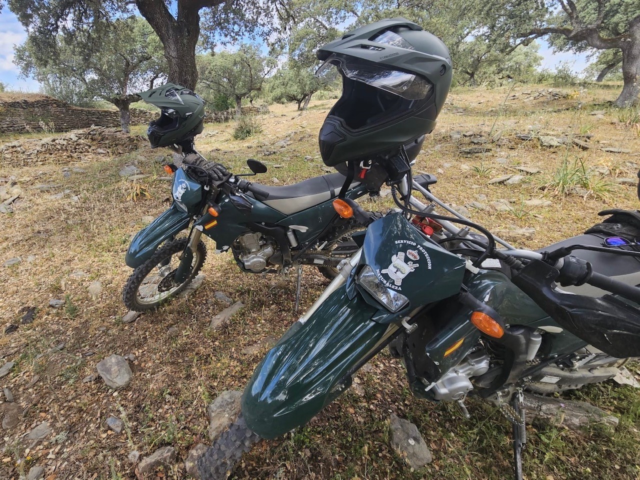 Motocicletas del SEPRONA en imagen de archivo