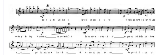 PARTITURA HIMNO GUARDIA CIVIL2