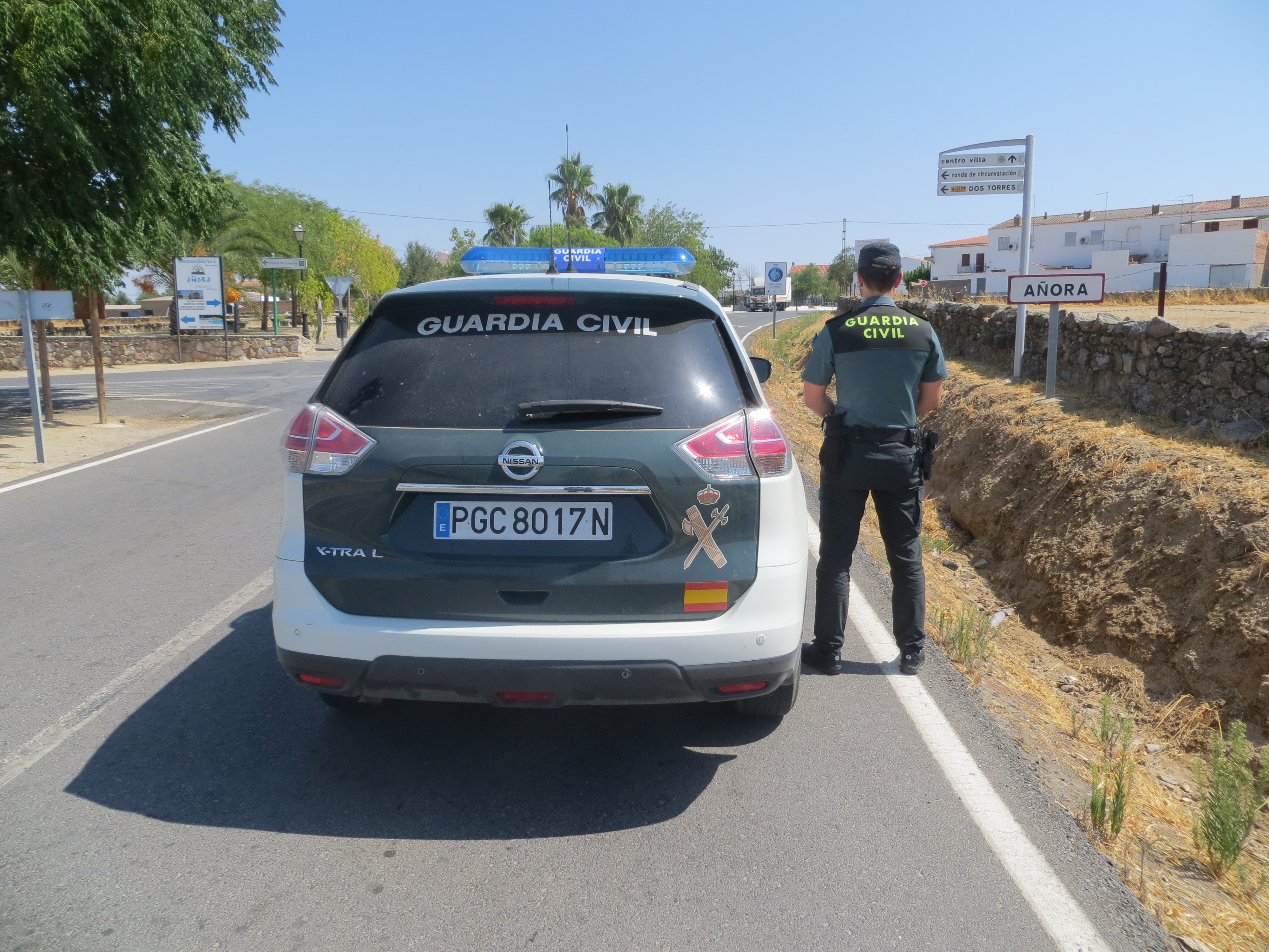 Puesto de Pozoblanco Seguridad Ciudadana en Añora