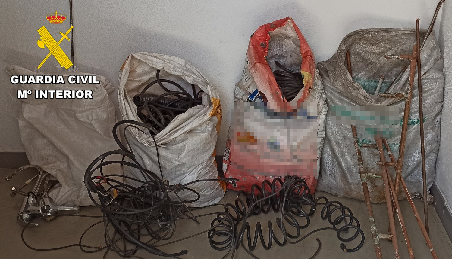 Recuperación chatarra cobre grifería
