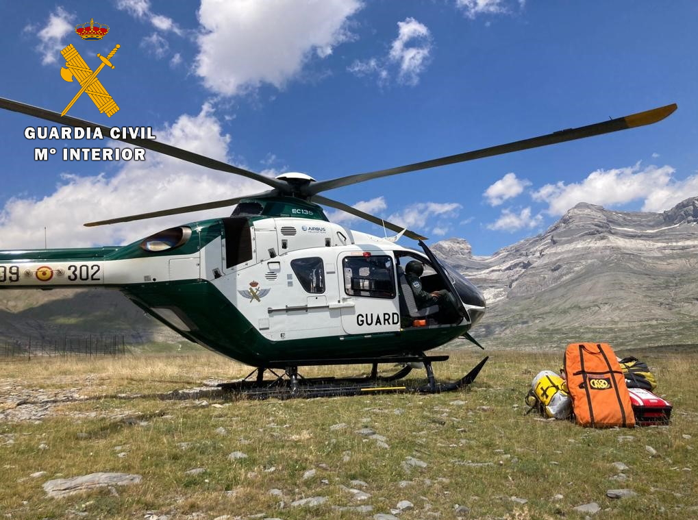 Rescate Monte Perdido hacia Goriz 23 07 22