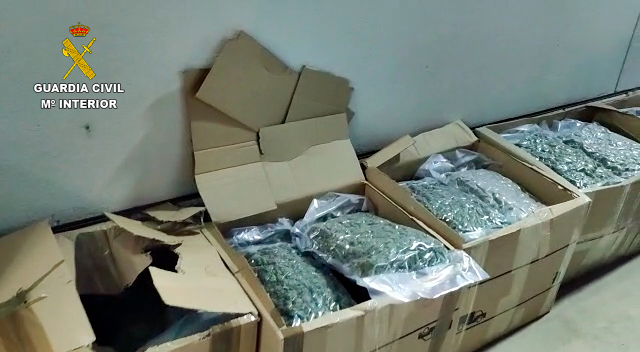 Transporte marihuana interceptado badajoz editada