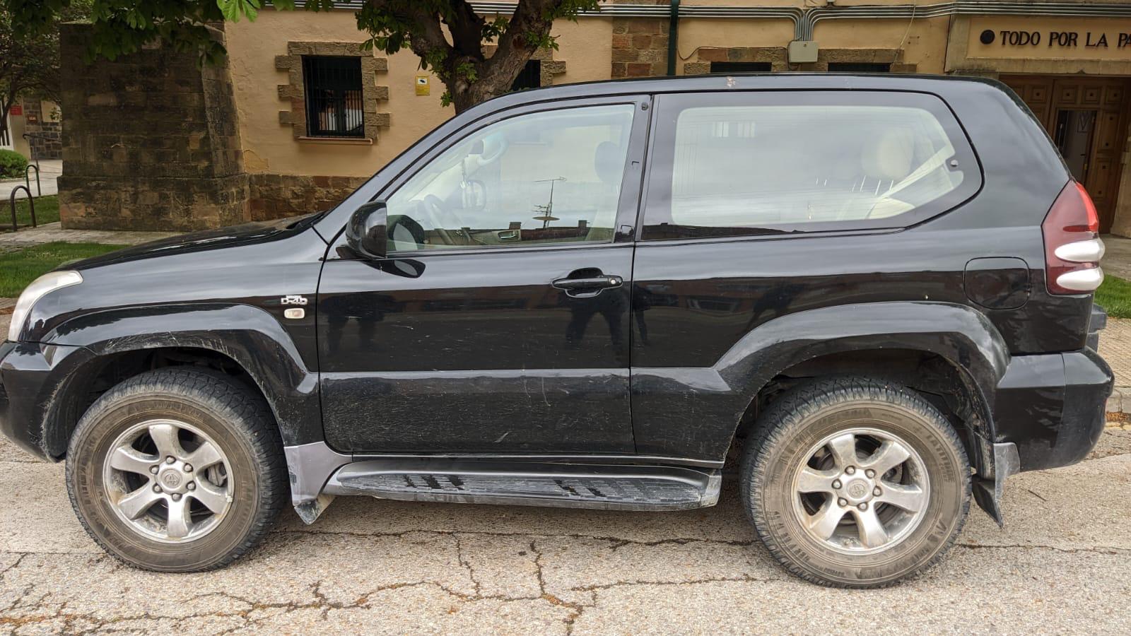 Vehiculo robado en Valtierra