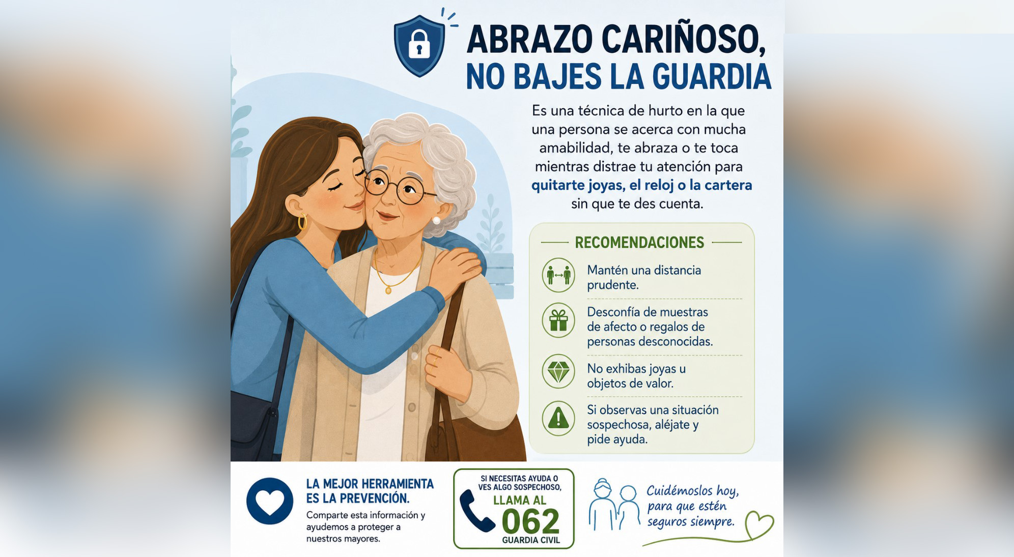 abrazo cariñoso