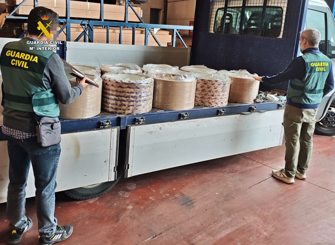 bobinas recuperadas en chatarrería