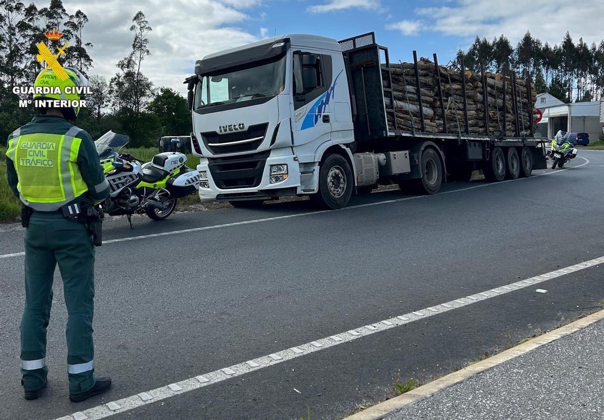 camion alcoholemia trafico