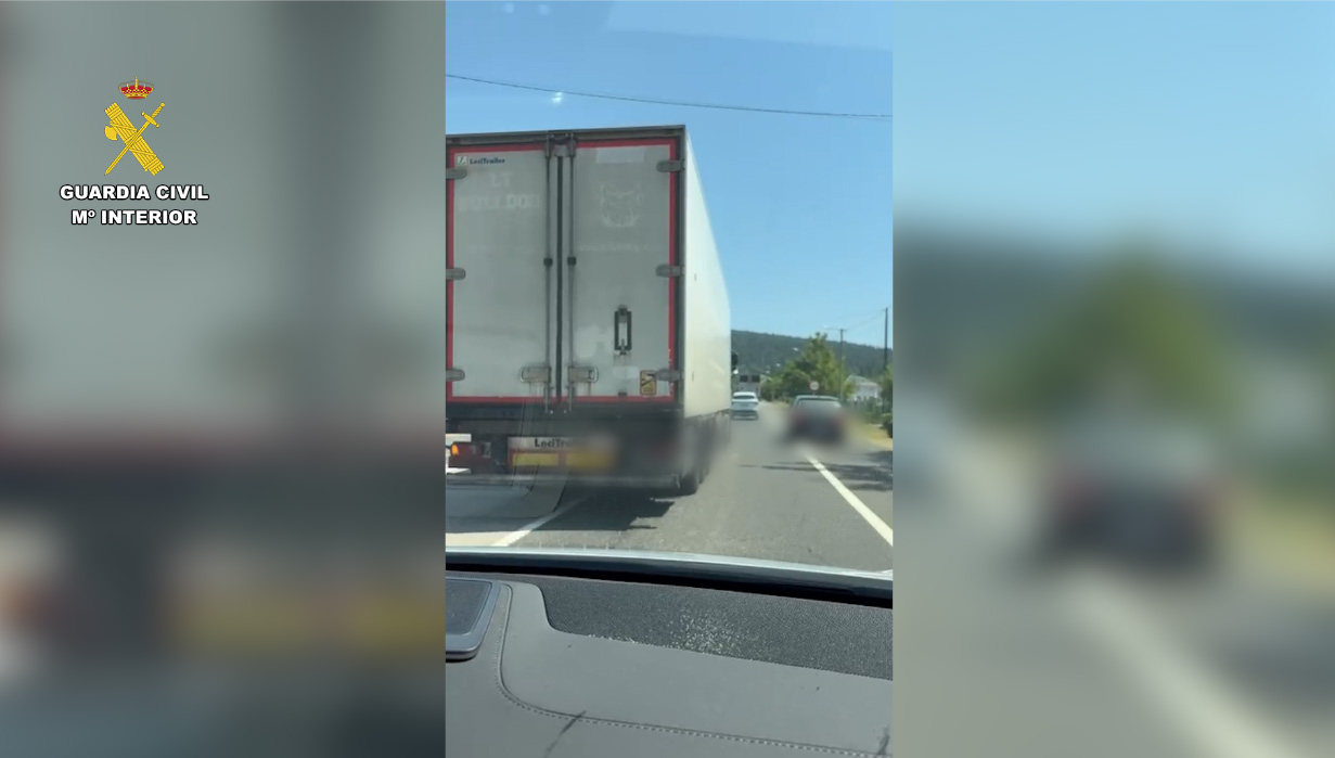 camion conducccion temeraria