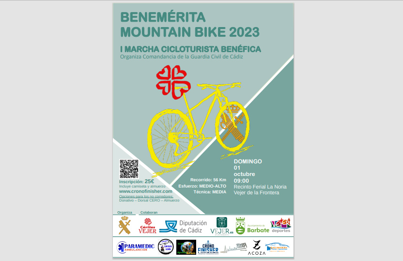 cartel marcha cicloturista cadiz gc