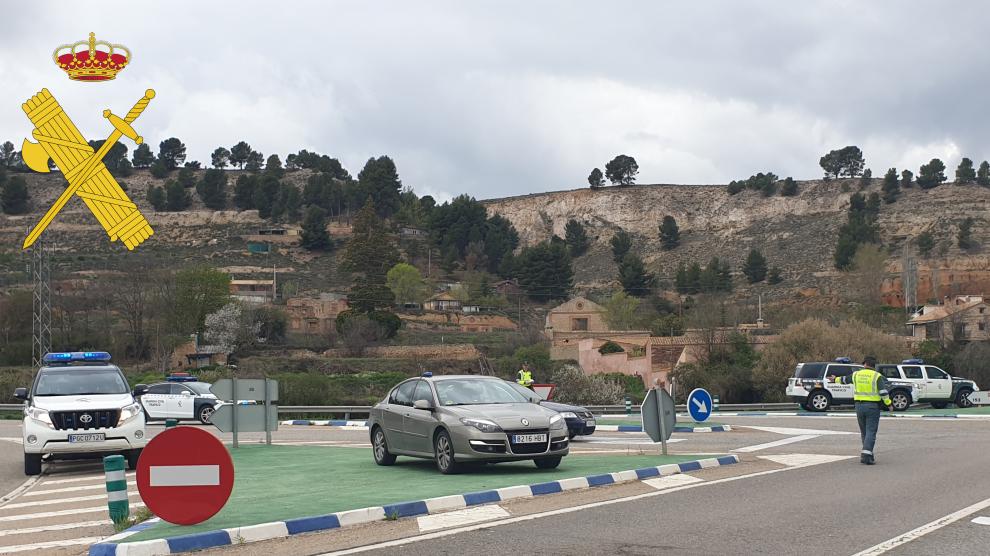 control de la guardia civil