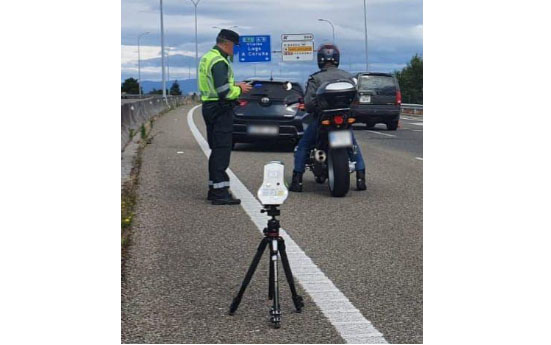 control radar moto
