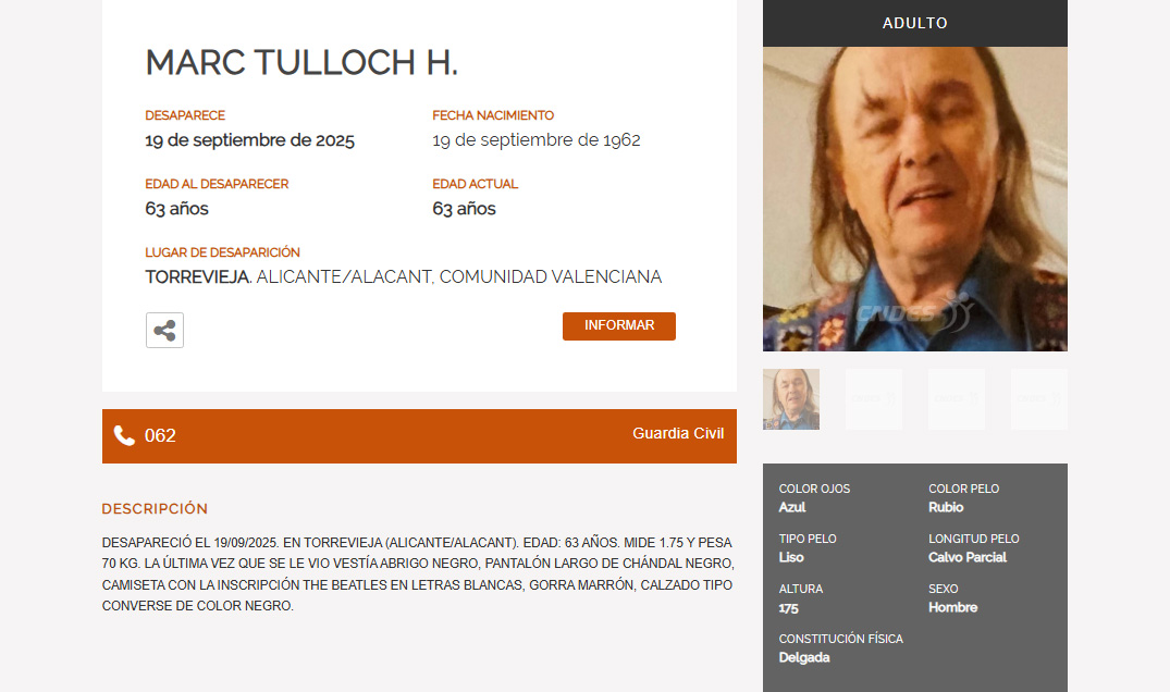 desaparecido alicante