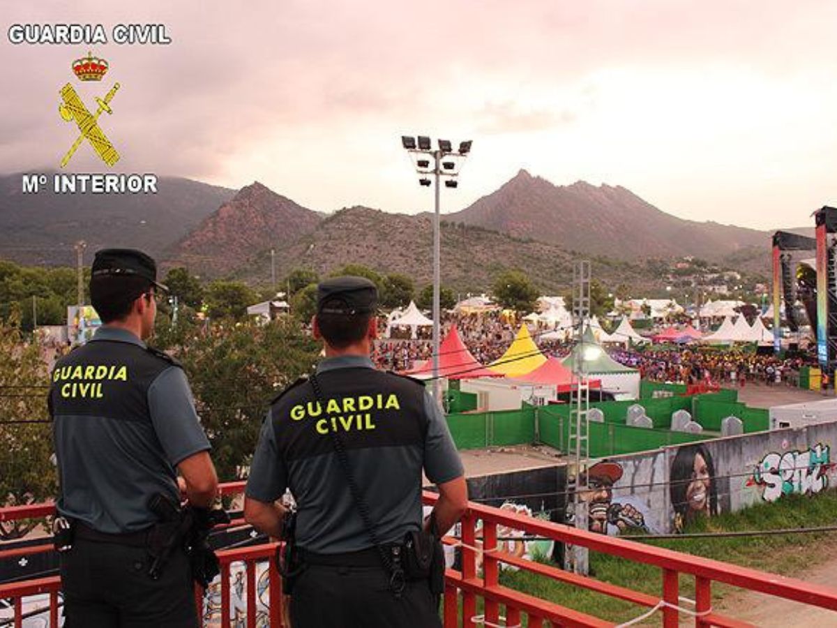 el dispositivo de seguridad durante el rototom deja 25 detenidos y 977 denuncias en benicassim