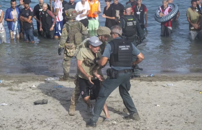entrada inmigrantes ilegales ceuta