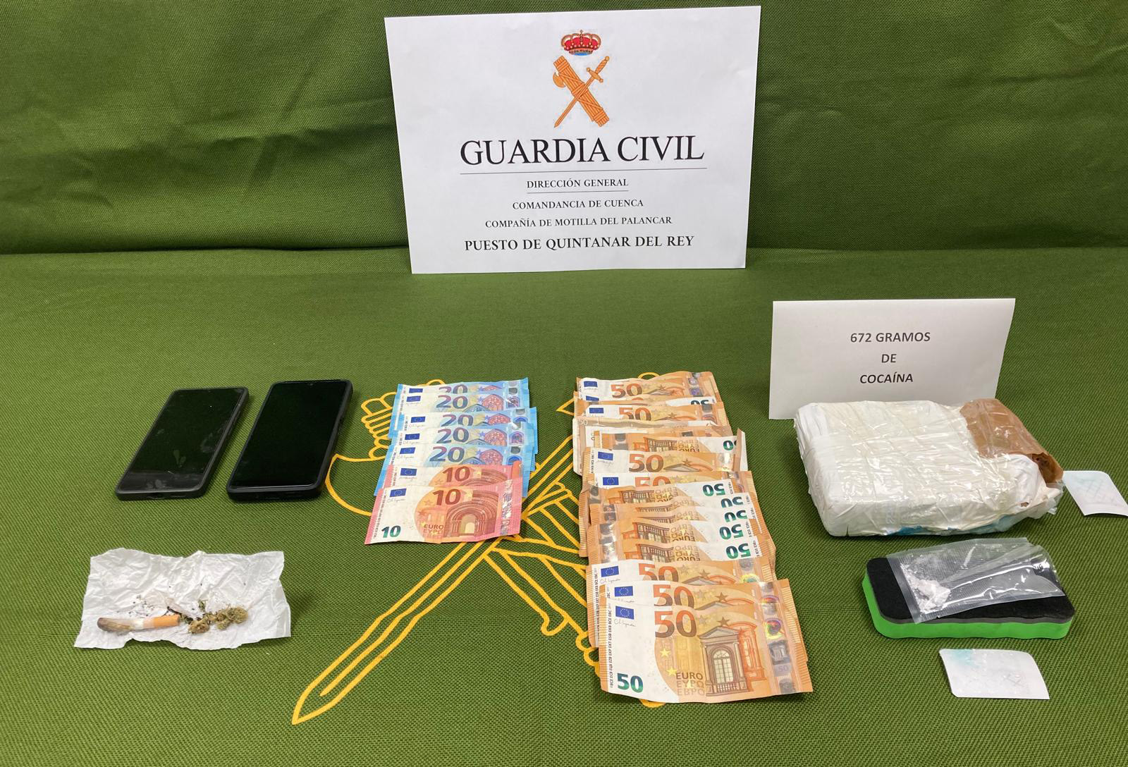 foto droga nota de prensa