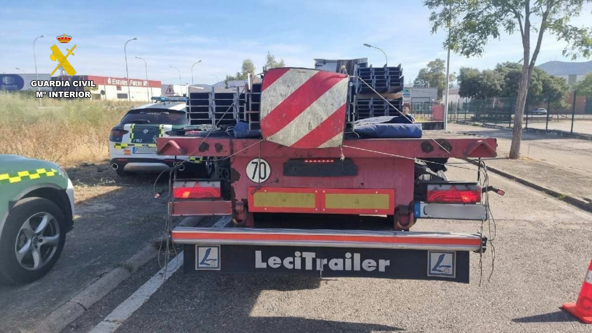 fotografía camion carrtera caceres