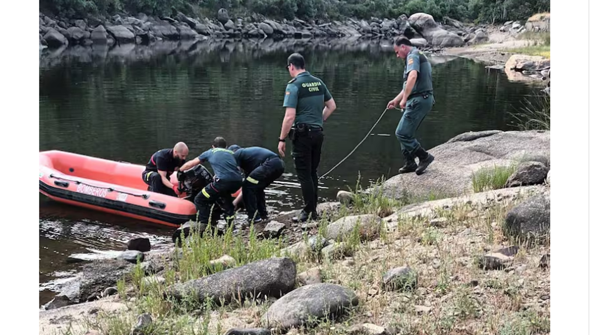 geas guardia civil rescate cuerpo sin vida jandula