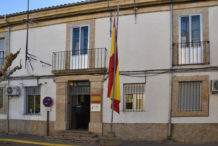 guardia civil ciudad rodrigo salamanca