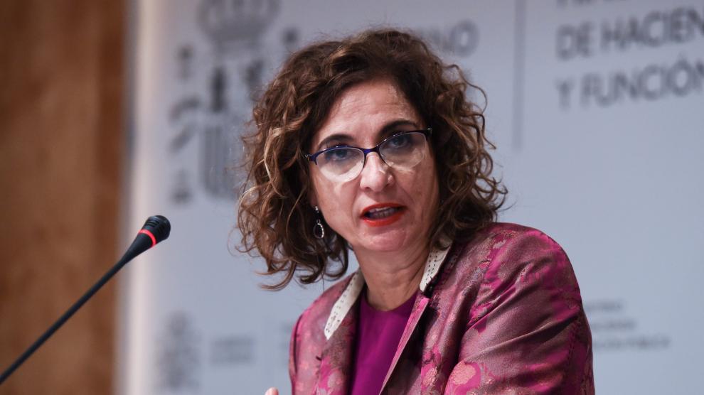 la ministra de hacienda y funcion publica maria jesus montero