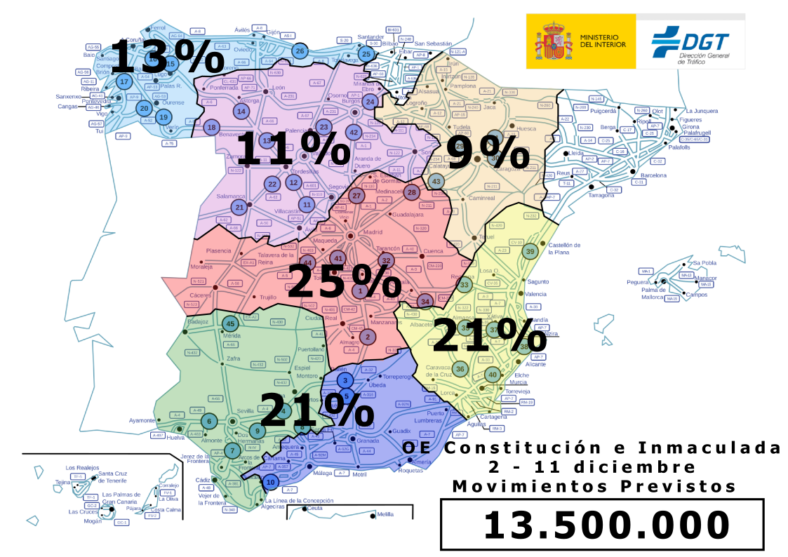 mapa direccion general trafico